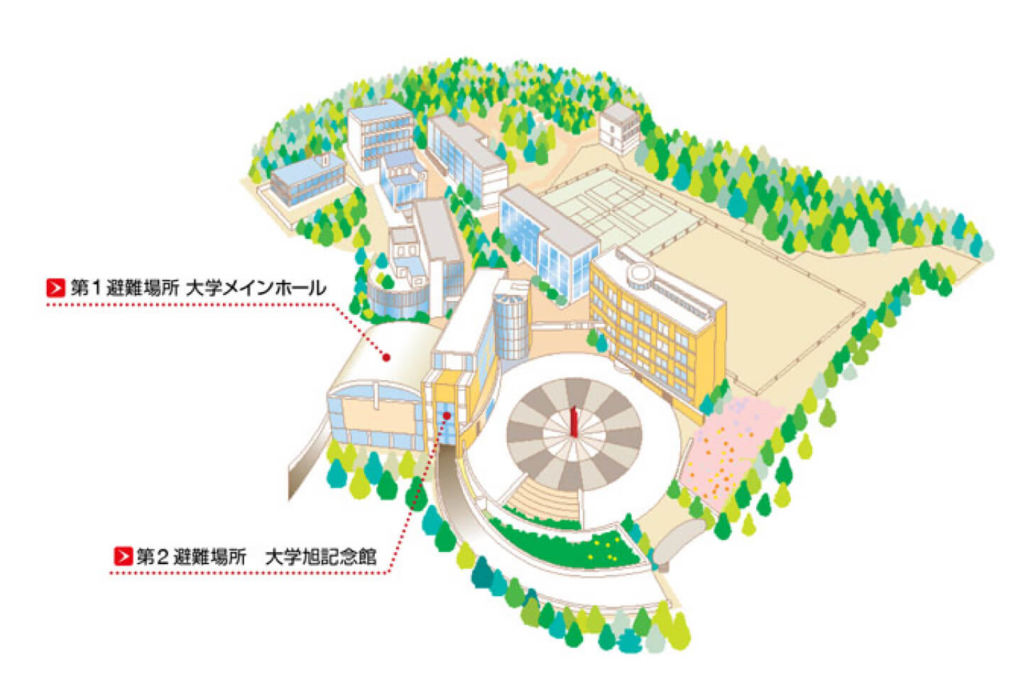 避難場所マップ